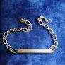 Vintage Sterling Silver hallmarked 925 Bracelet length 7" - 3,6g Image 2