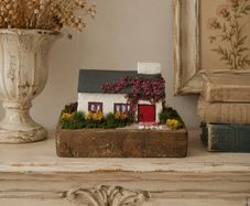 Handcrafted tiny wooden cottage!