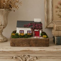 Handcrafted tiny wooden cottage!