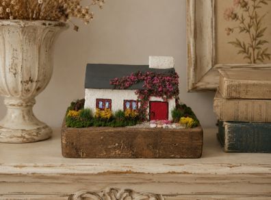 Handcrafted tiny wooden cottage!