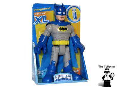 Fisher-Price Imaginext XL DC Super Friends Blue Retro Batman 10.5" Figure Brand New Sealed