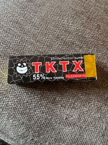Tktx tattoo numbing cream