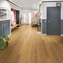 GoodHome Gorlston Natural Oak Wood effect Structured Laminate Flooring