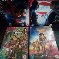 Dc Comics Dvd Bundle Lot Movie Collection Batman Vs Superman Wonder Woman Suicide Squad Superhero Movies