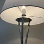 Floor Lamp Chrome & White Image 3
