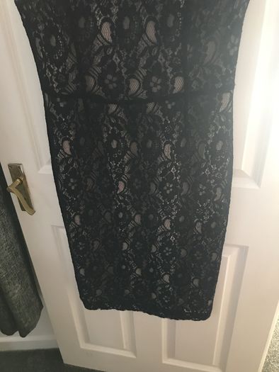 french connection navy midi dress