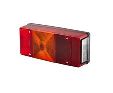 HELLA 2SE 007 547-041 Combination Rearlight Right, red, black, without bulbs