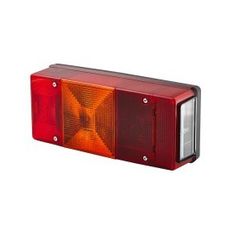 HELLA 2SE 007 547-041 Combination Rearlight Right, red, black, without bulbs