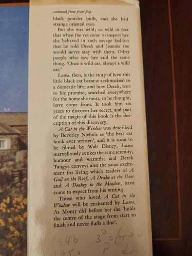 Lama  Derek Taynge. 1966 First Edition Hardback With Dustjacket 37.