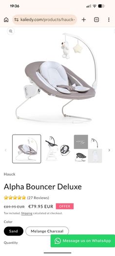Hauck Alpha+ Wooden Highchair Bundle - Newborn to Toddler (Walnut)