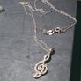 Silver Treble Clef Image 3