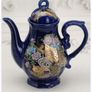 Vintage Japanese 1960s Porcelain Blue Tea/Coffee Set Image 3