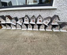 Hand made birdboxs perfect for Easter