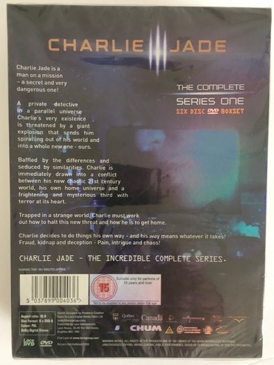 (NEW) Charlie Jade Complete Series 1 DVD Boxset