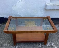 Rare vintage wooden coffee table