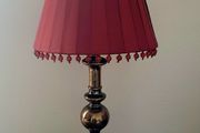 Vintage stiffel style lamp with shade