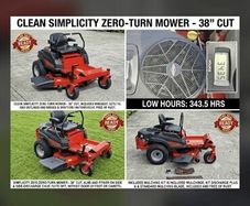 Zero Turn Rideon Lawnmower