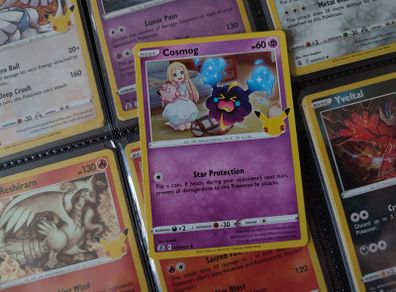 Cosmog ! Holo Rare ! from Celebrations ! 25th Anniversary ! 2021 ! Pokemon !