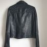 Allsaints Leather Jacket Size Uk 10 Image 7