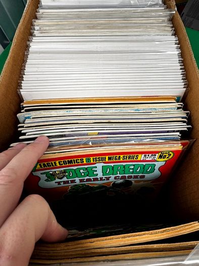 Indie Long Comic Box w 325 Comics for Sale