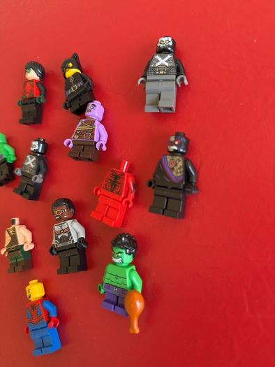 lego marvel d.c minifigures x 12