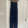 Monsoon Navy and gold girls jumpsuit Image 2