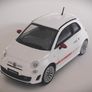 Diecast Model Abarth 500 2008 White - Collectable Motorama 1:43 Image 2