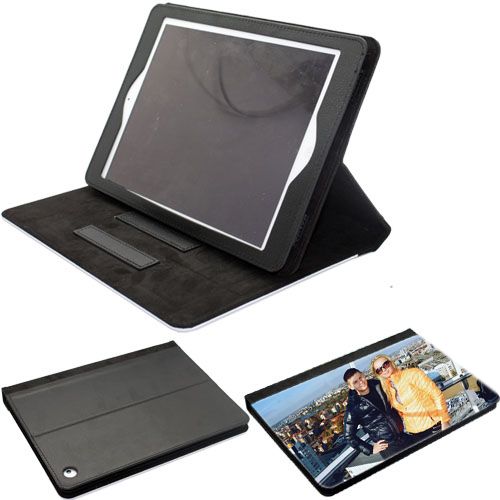 Ipad 1-2-3 &4 Leather Flip Cover - With Your Own Design