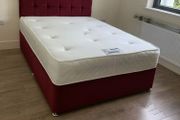 Small double bed set (headboard and mattress) included