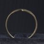 Vintage 9ct Gold Modernist V Ring | Birmingham Hallmarked | Size 54 Image 5