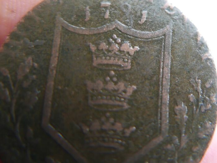1791 Yorkshire Hull 1/2p,  King George III England