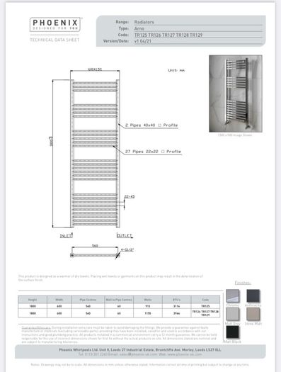 towel radiator