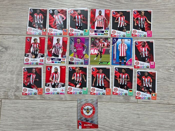 Brentford football cards