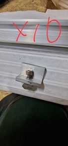 solar panels end brackets