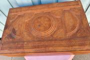 Large wood/leather box