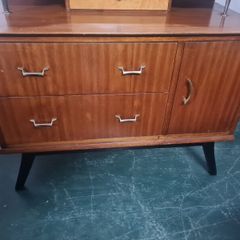 Vintage Dressing Table with Mirror