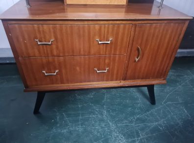 Vintage Dressing Table with Mirror