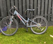 Huffy Crossfire Mountain Bike - Grey and Pink