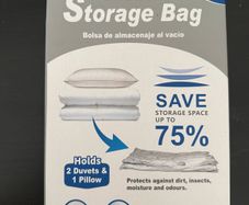 Vacuum storage bags