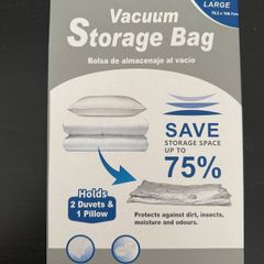 Vacuum storage bags