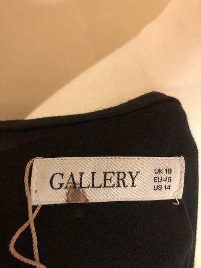 Gallery black dress (size 18)
