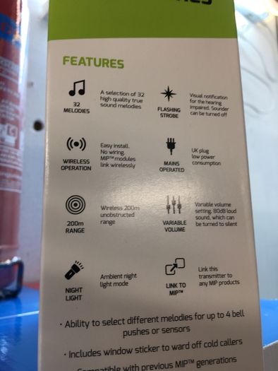 Wireless Door Bell Kit