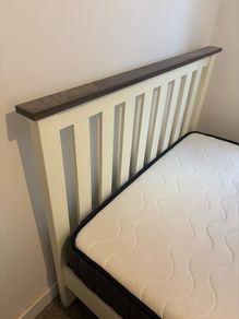 Small double bed and mattress
