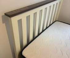 Small double bed and mattress