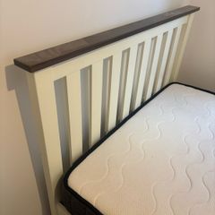 Small double bed and mattress