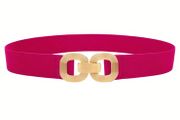 Elasticated Pink Square Belt