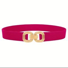 Elasticated Pink Square Belt