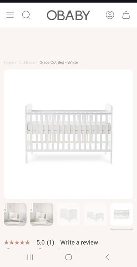 Obaby Grace Cot