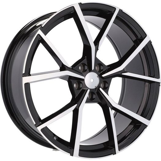 18" Estoril Type Black Alloy Wheels Seat Skoda VW 5x112