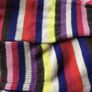 Bennetton Girls Multi stripe wool blend cardigan age 11/12 years Image 4